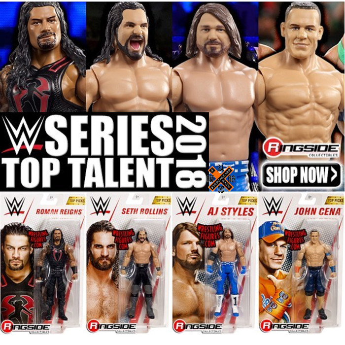 Arena Wrestling Wrestling Bottom Movable RA Figure AJ Roman Scener