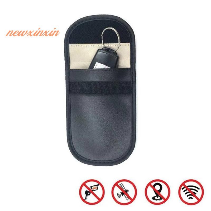 [NT-t] ไฟสัญญาณปิดกั้น Faraday กระเป๋าสําหรับโทรศัพท์มือถือ Anti-Theft Key Fob Shield EMF GPS Locati
