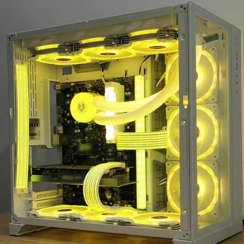 Btsg AL300 Neon ARGB LED Strip สําหรับคอมพิวเตอร์สําหรับกรณีแชสซีเมนบอร์ดแถบแสง