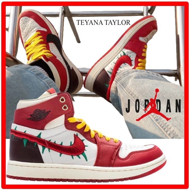 🇰🇷(W) Nike Jordan 1 x Teyana Taylor Zoom CMFT 2 Gym Red  DD9335-641/FJ0604-601- preorderoppa