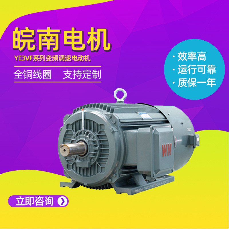 Anhui South Motor YE3VF Series ทองแดงขดลวดความถี่แปลงความเร็วมอเตอร์ควบคุม 22kw30kw Agent 4.6