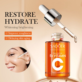 SADOER Tinh chất Vitamin C gấp năm lần Sửa chữa đa tác dụng Làm trắng tinh chất làm săn chắc trẻ hóa chống lão hóa