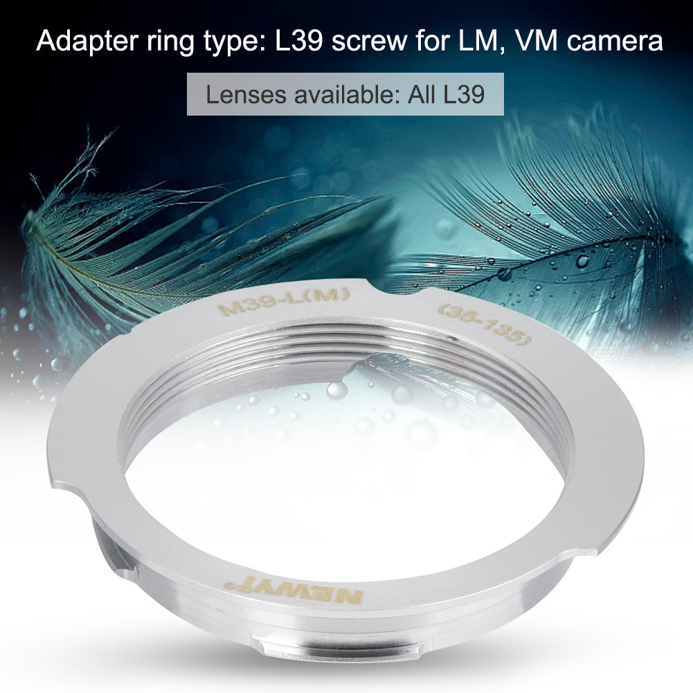 L(M39) LM 35-135mm อะแดปเตอร์ M39 LSM LTM เลนส์ VM ZM LM-EA7 โลหะผสมเงิน L39-V/M กล้อง (35-135)