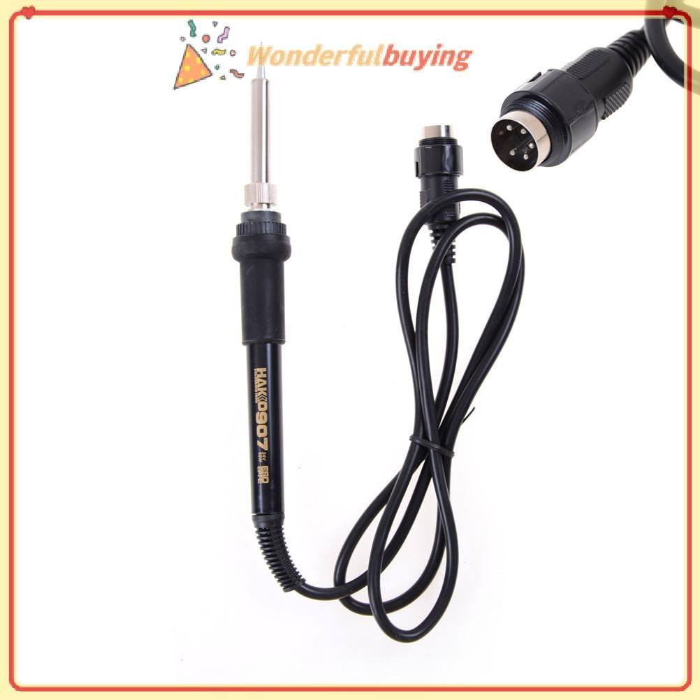 {WonderfulBuying} หัวแร้งบัดกรีเหล็ก 24V 5 Pin สําหรับ 907 936 937 928 926