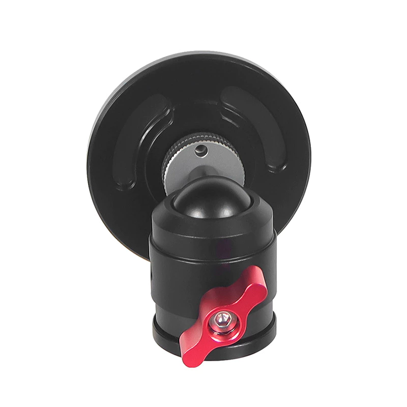 BGNING ถ้วยดูดแม่เหล็กที่วางโทรศัพท์มือถือ 360 Pan Tilt ปรับ 15W ชาร์จหัวบอลรองเท้าเย็น Mount สําหรับ MagSafe สมาร์ทโฟน thumbnail 3