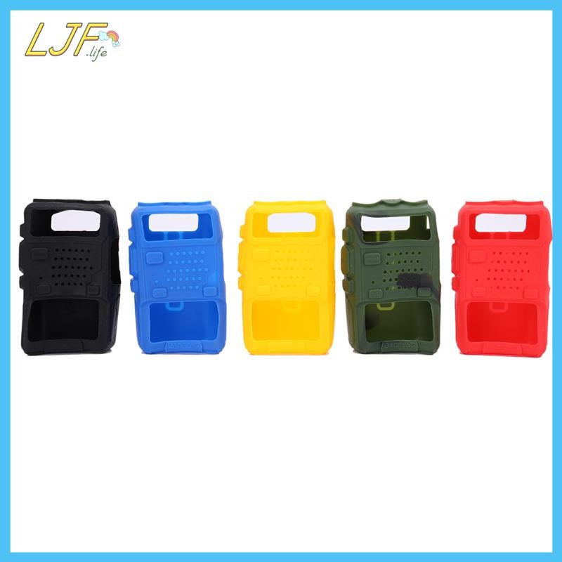 LJF Way วิทยุยางป้องกันกรณีสําหรับ UV-5R BF-F8 + UV TH