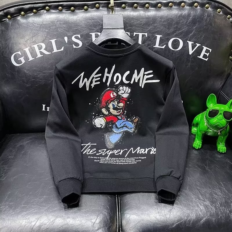 20252025Top 2024 ฤดูใบไม้ผลิฤดูใบไม้ร่วงสไตล์Pulloverหลวมใหม่อินเทรนด์InsNEW23 Hoodless Stitchอินเทร