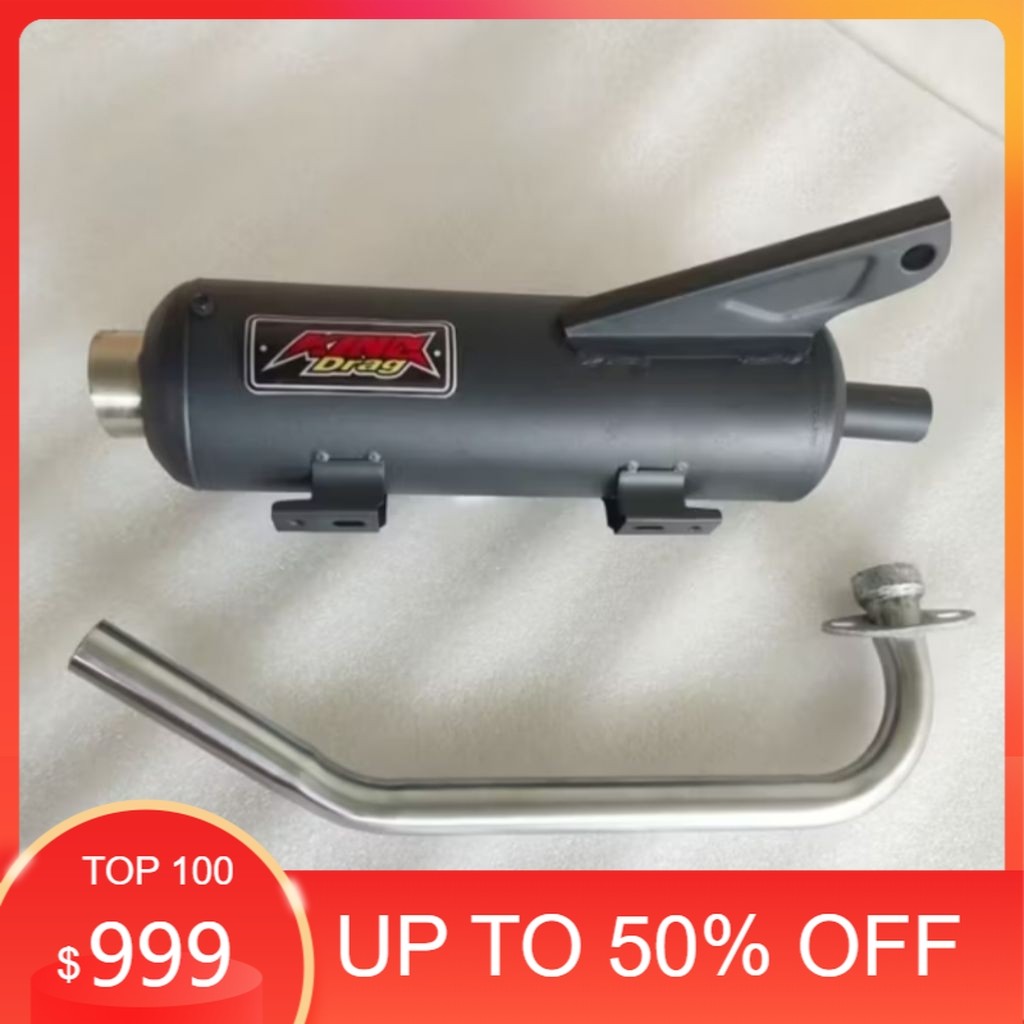 King ลากท่อไอเสียสําหรับ Mio Sporty Mio i 125 M3 Mio Soul i 125 Mio GT Gravis Mio Soulty Beat คาร์บู