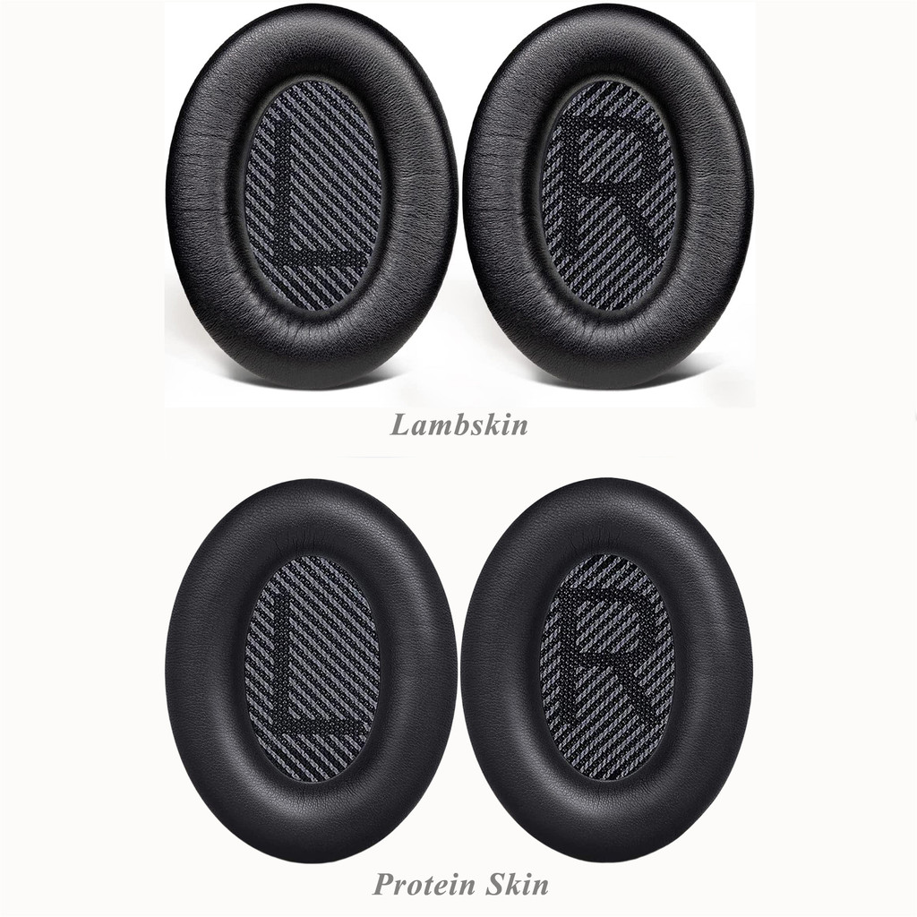 แผ่นรองหูฟังทดแทนสําหรับ Bose QuietComfort 35 (QC35) & Quiet Comfort 35 II (QC35 ii) หูฟัง แผ่นรองหูฟังพร้อมหนัง Softer โฟมแยกเสียงรบกวน เพิ่มความหนา - รูปที่ 6