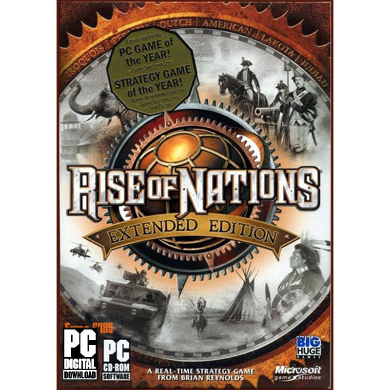 เกมสร้างฐานสมจริง Rise of Nations Extended Edition ติดตั้งง่าย มีคู่มือติดตั้ง [PC/Notebook]