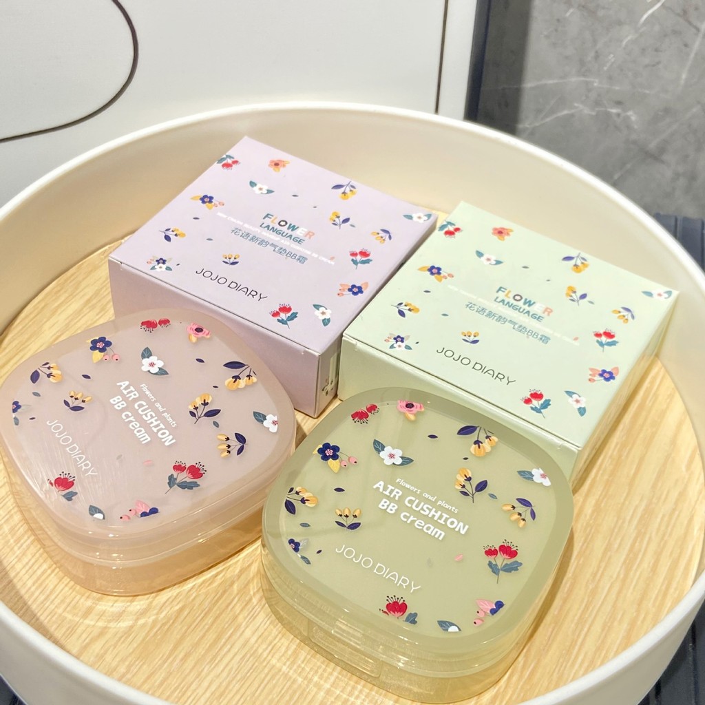 คุชชั่น chy คุชชั่น JOJO DIARY Long DIARY Flower Language คุชชั่นสัมผัสใหม่บีบีครีมคอนซีลเลอร์ธรรมชา