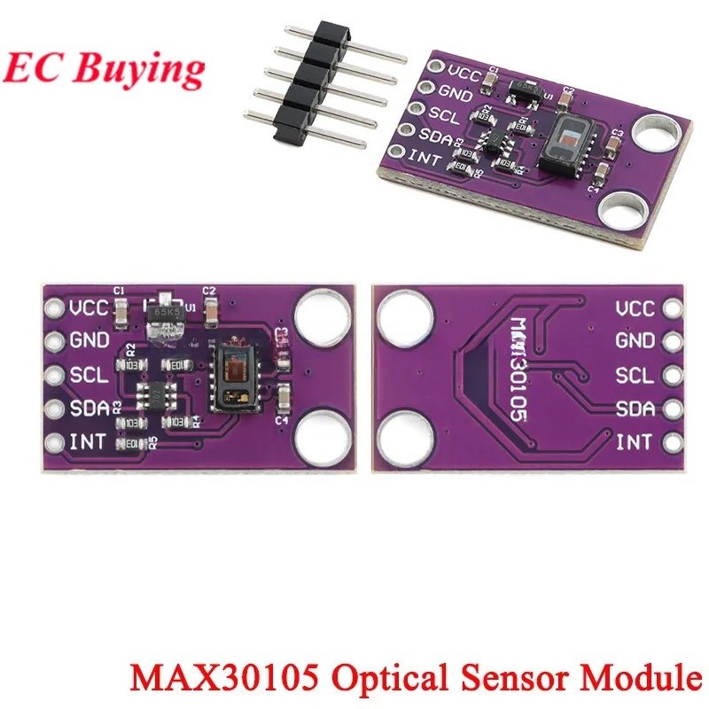 MAX30105 MCU-30105 Optical Sensor โมดูลการตรวจจับอนุภาค/การตรวจจับควัน Flame Sensor โมดูล Photodeectors บอร์ดความแม่นยําสูง