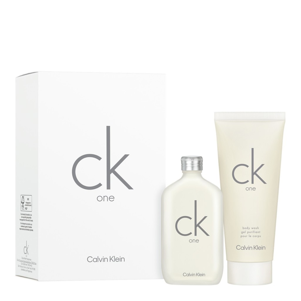 Calvin Klein Fragrances เซ็ทน้ำหอม CK One Gift Box Eau de Toilette 50ml + Body Wash 100ml