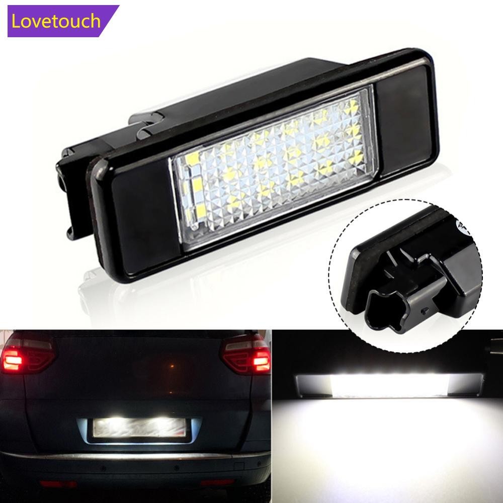 LOVETOUCH 1 PC LED รถจํานวนป้ายทะเบียนโคมไฟไม่มีข้อผิดพลาด Canbus DC 12V สําหรับ Peugeot 106 1007 20