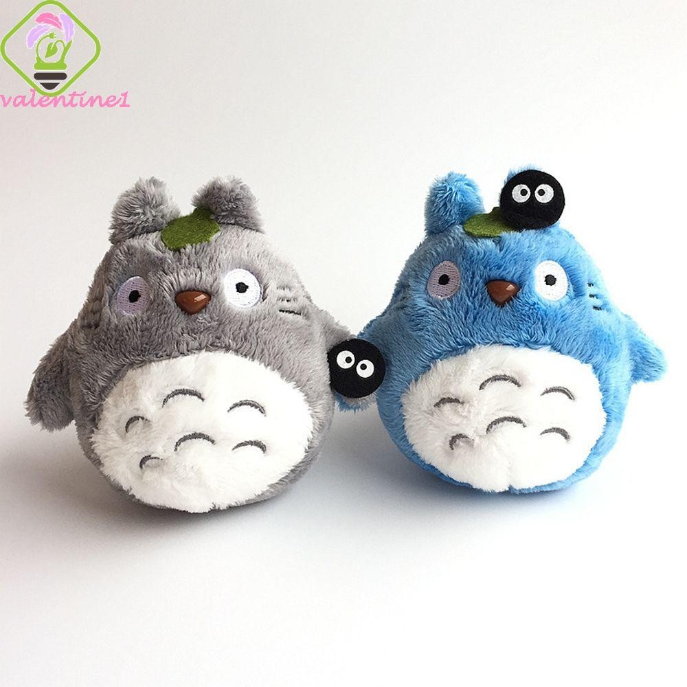 AVALENTINE Totoro ของเล่นตุ๊กตาเด็ก kawaii Totoro พวงกุญแจตุ๊กตาตุ๊กตาแหวนกระเป๋าเครื่องประดับวันเกิ