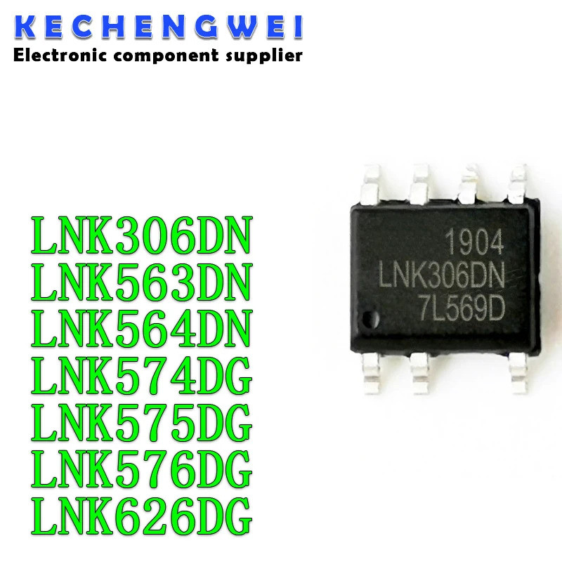 5PCS LNK563DN LNK563DG LNK306DN LNK564DN LNK564DG LNK574DG LNK574DN LNK575 LNK576DG LNK626DG SOP-7 ช