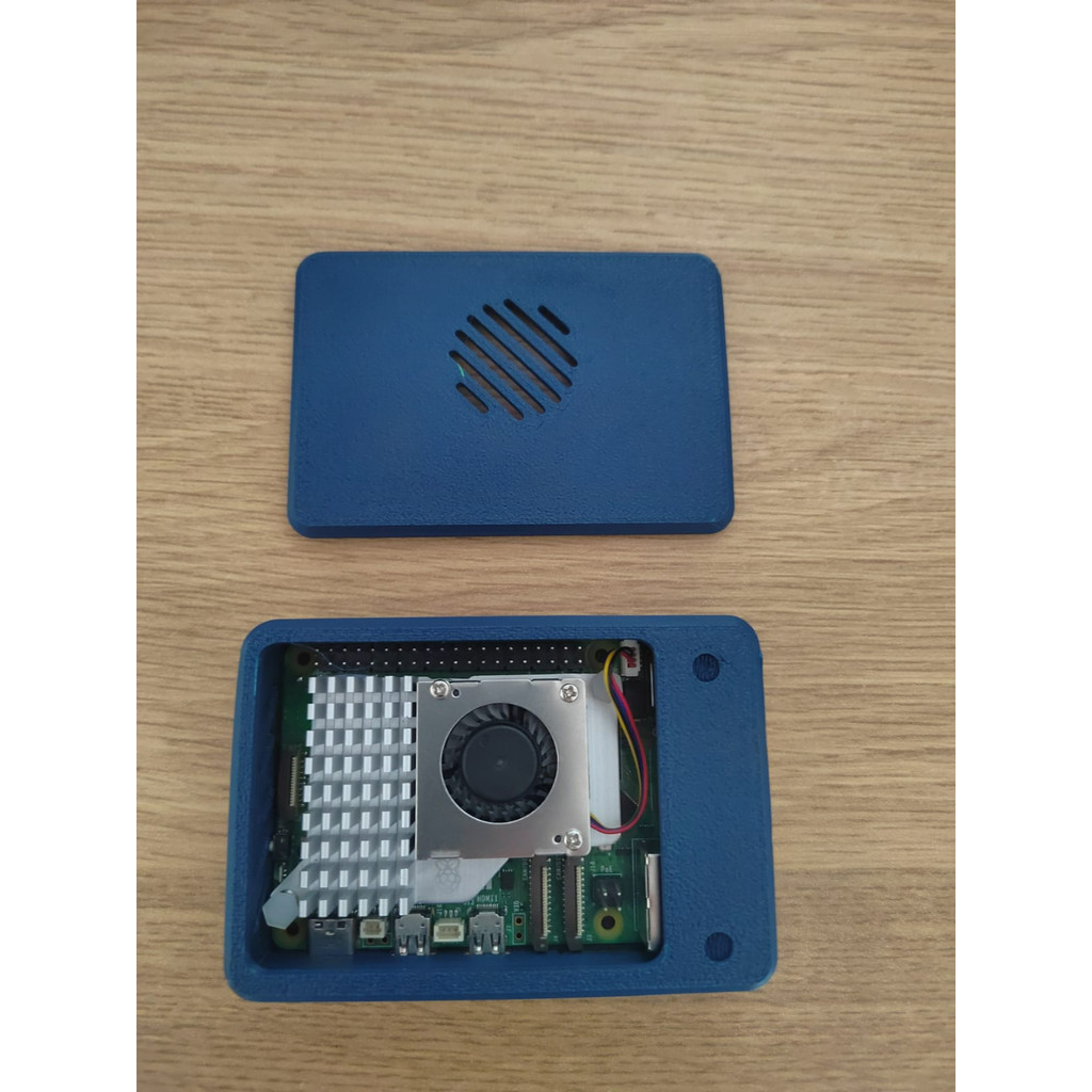 T16 - เคสป้องกัน Raspberry Pi 5 (ฝาถอดได้, รองรับ GPIO)