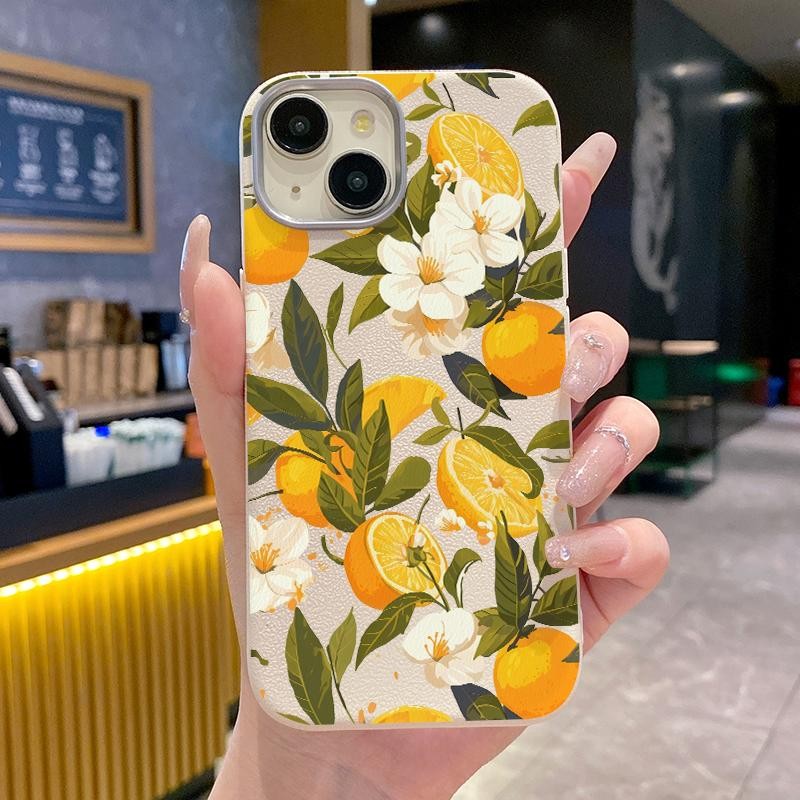 ปลอกสําหรับ IQOO Neo U1 U1x U5x Z6 5G TPU สาวที่มีสีสันสีส้มกรณี Hp Soft Case