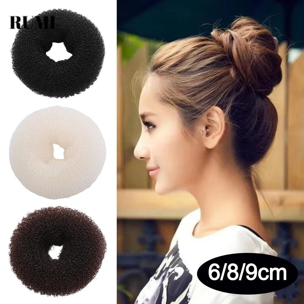 รูมิแหวนผม ทำจากไนลอนยืดหยุ่น ทรงผมคงที่ด้วย Magic Donut Shaper เพื่อทรงผมสวยของคุณ