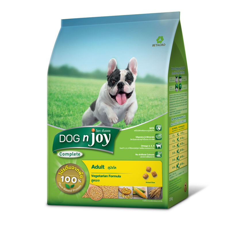 Dog n Joy คอมพลีท สุนัขโต สูตรเจ 1.5 KG