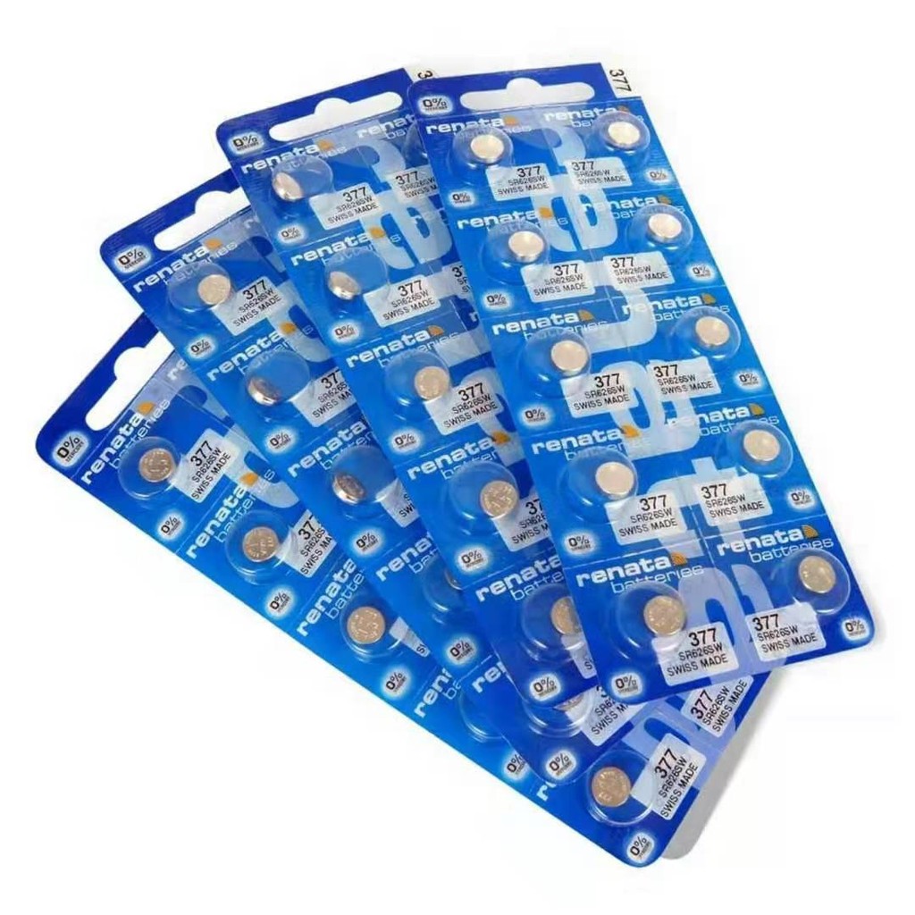แบตเตอรี่นาฬิกา Renata Swiss SR512SW สําหรับนาฬิกา Langqin แบตเตอรี่ปุ่มเดิมอิเล็กทรอนิกส์ 335/346