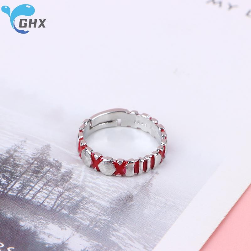 BlowGentlyWind อะนิเมะ Cos Tokyo Ghoul JUZO SUZUYA REI Boy ปรับแหวนนิ้วสําหรับผู้หญิงผู้ชายคอสเพลย์เ