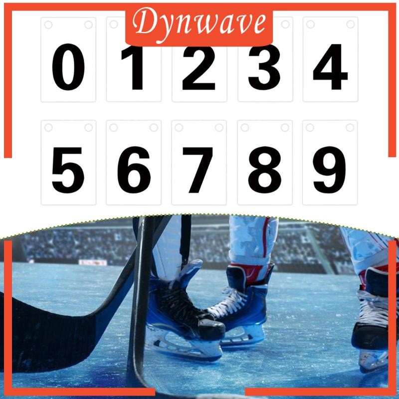 [Dynwave] Score Keeper Numbers 0-9 Manual Score Flip Cards for Tennis Ball Basketball