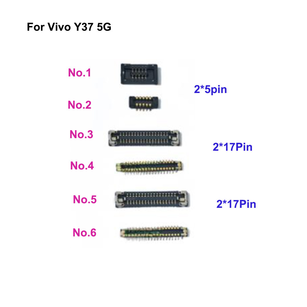 สําหรับVivo Y37 5GจอแสดงผลLCD FPC ConnectorสําหรับVivo Y 37 5G Logicบนเมนบอร์ดmainboard
