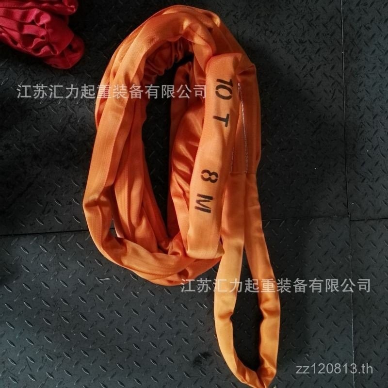 สลิงหัวเข็มขัดสองหัว 1m2m3m4m5m6m7m8m9m10m12m15m20m ยืดหยุ่น 10t สลิงยืดหยุ่น N99S