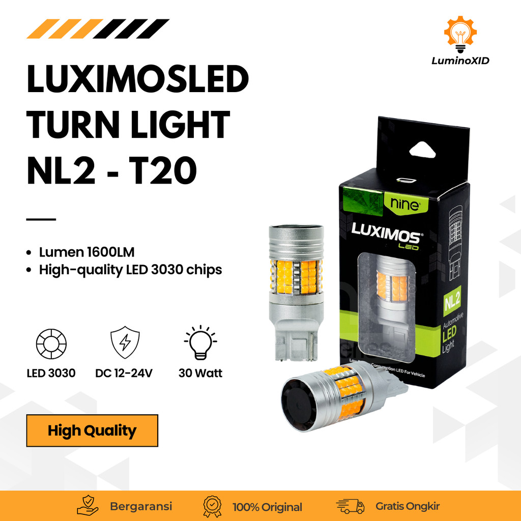 MATA T20 30W Canbus PNP Dajjal Super Bright ไฟเลี้ยวรถยนต์ 48 จุด NL2 - LUXIMOSLED