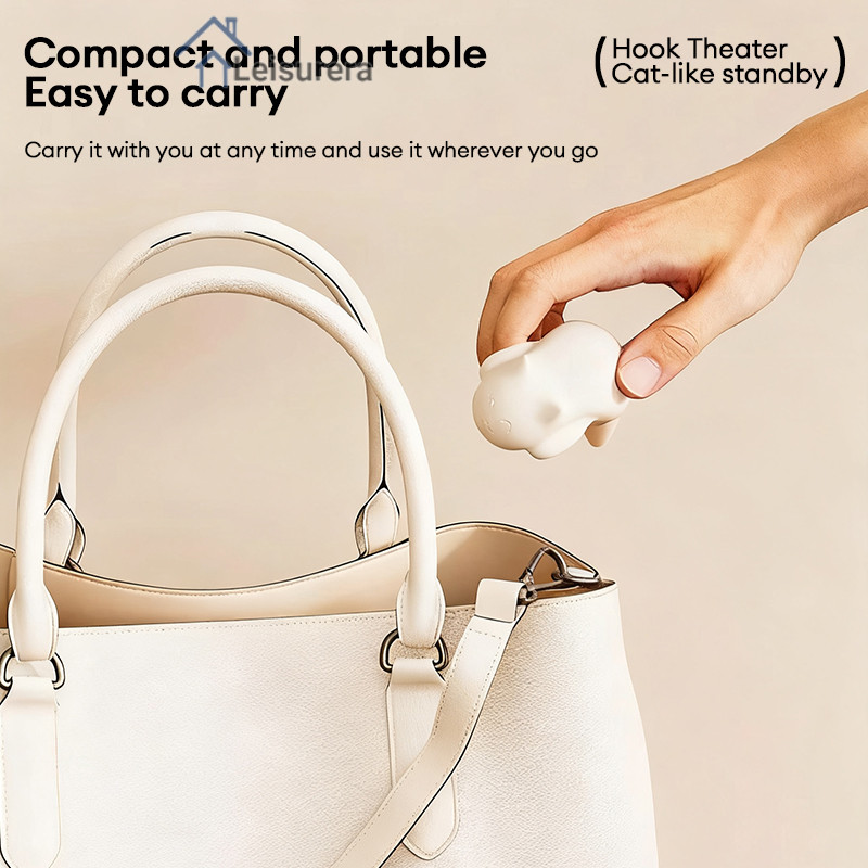 LAลูกแมวเดสก์ท็อปกระเป๋าเป้สะพายหลังตะขอด้านข้างมัลติฟังก์ชั่ไม่มีร่องรอยเจาะฟรี - รูปที่ 4