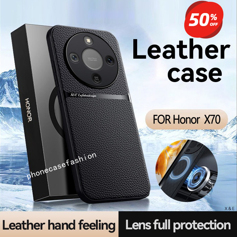 เคสโทรศัพท์สําหรับ Honor X70 X9d X9c สมาร์ท X9b X9a 4G 5G 2025 ปลอกหนังแม่เหล็กกันกระแทกเกราะป้องกันปกหลัง