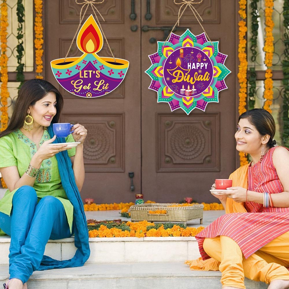 2025 Happy Diwali จี้ Deepavali แขวนเครื่องประดับ Deepavali เทศกาลของขวัญ Party
