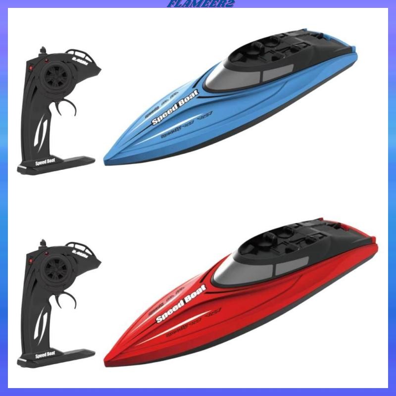 [Flameer2] RC Race Boat Water Toys, Ship Toy RC Remote Control Boat, High Speed Boat for Children, A