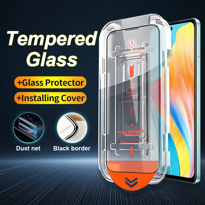 OPPO A58 กระจกนิรภัยสําหรับ OPPO A35 A92S A74 A52 A72 A93 A93S A95 A96 A91 A31 A35 A55 A56 A56S A57 