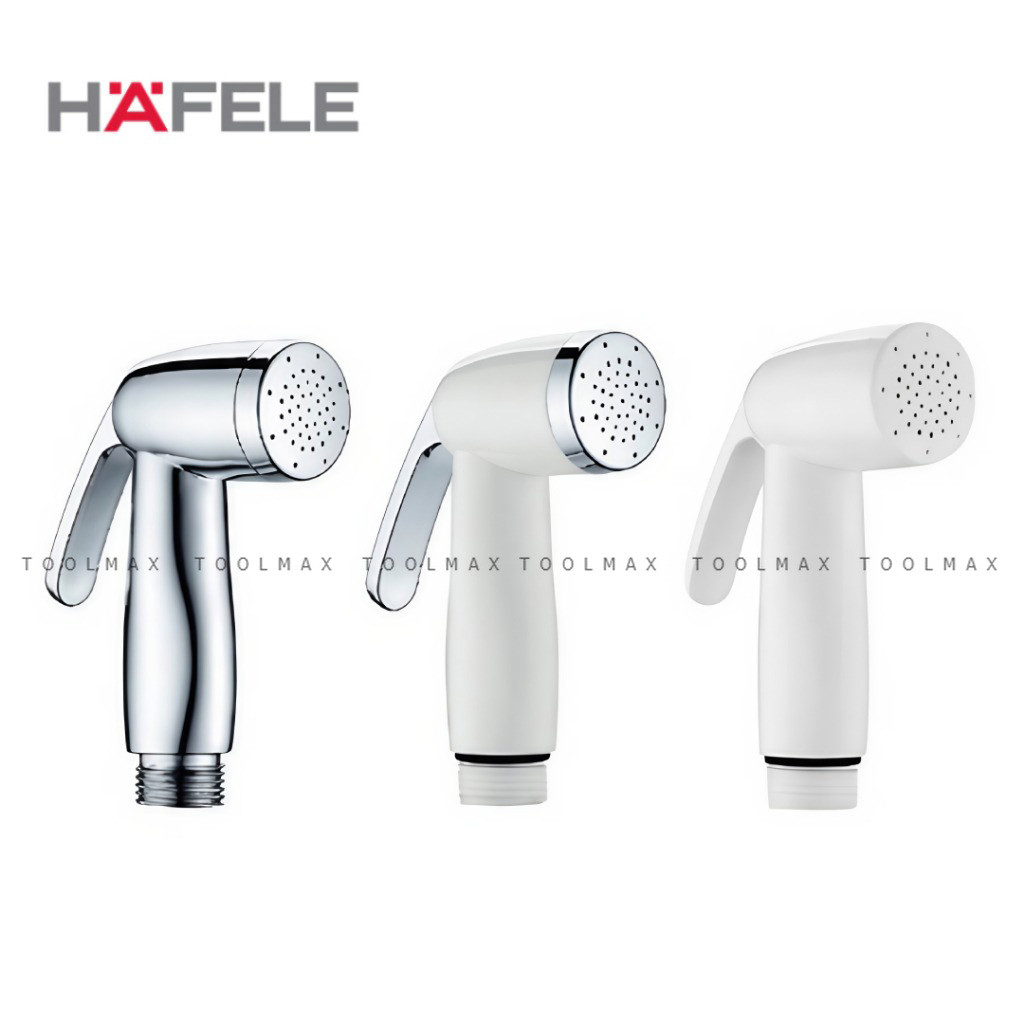 HAFELE หัวฉีดชำระ (เฉพาะหัว) รุ่น 485.95.049 สีโครม รุ่น 485.95.045  สีขาวตัดโครม รุ่น 485.95.047 สี