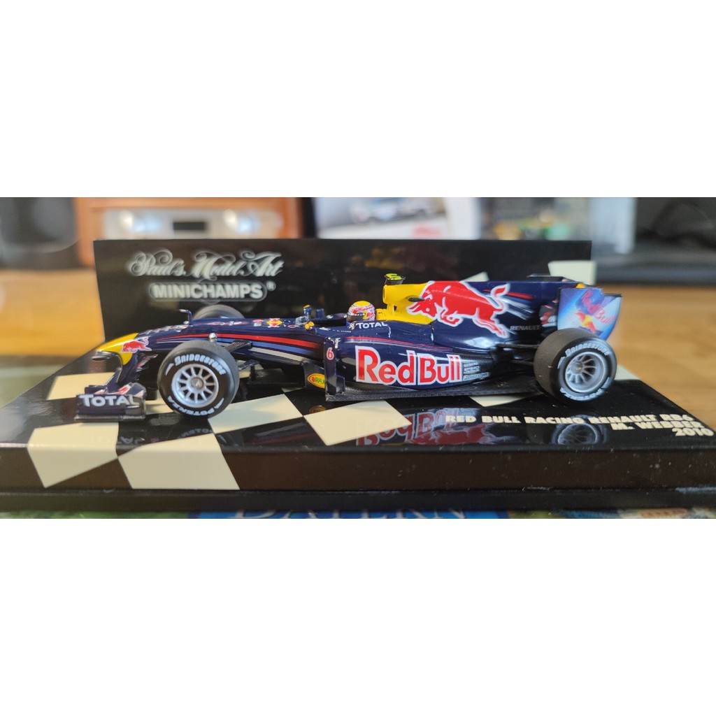 F1 Racing Model 1: 43 Mini Cut Red Bull RB6 Webb 2010 Words Interest in Game Season "I Want" มาแชทกั