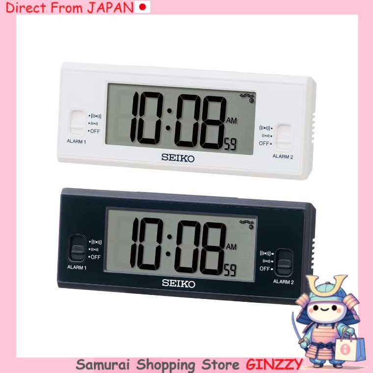 นาฬิกาปลุกดิจิตอล Seiko Clock แบบวิทยุ SQ321 นาฬิกาญี่ปุ่น