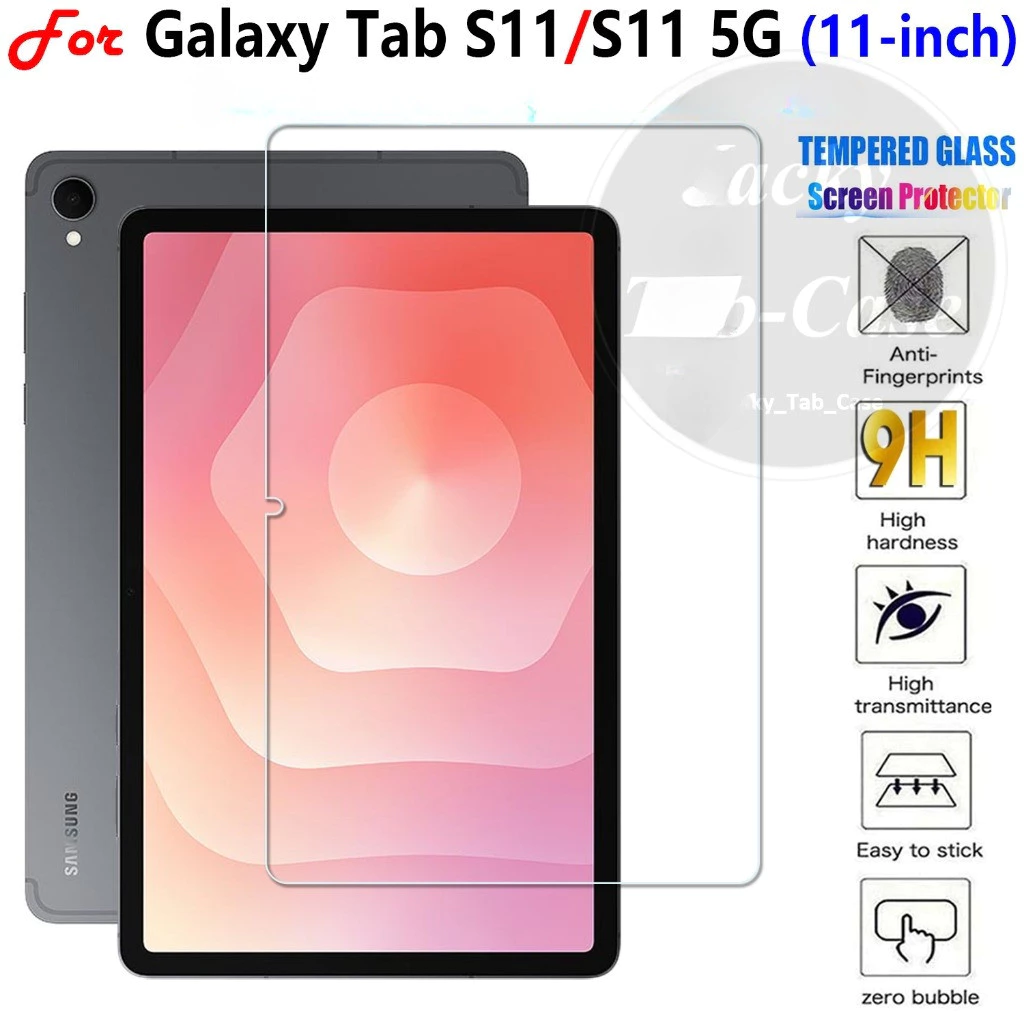 ฟิล์มกระจก แบบใส สำหรับ SAMSUNG Galaxy Tab S11 S10 S10Fe S10lite S9 FE S8 S7 S9FE A9Plus A11 Plus A9 Plus S6lite A7lite
