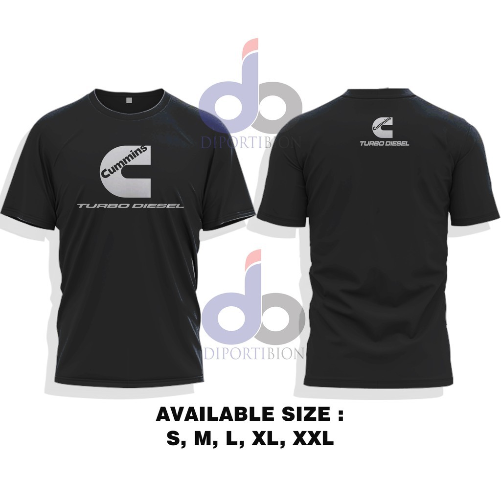 【เตรียมจัดส่ง】Cummins LOGO HEAVY EQUIPMENT T-SHIRT 2025 / เสื้อยืดโลโก้ CUMMINS