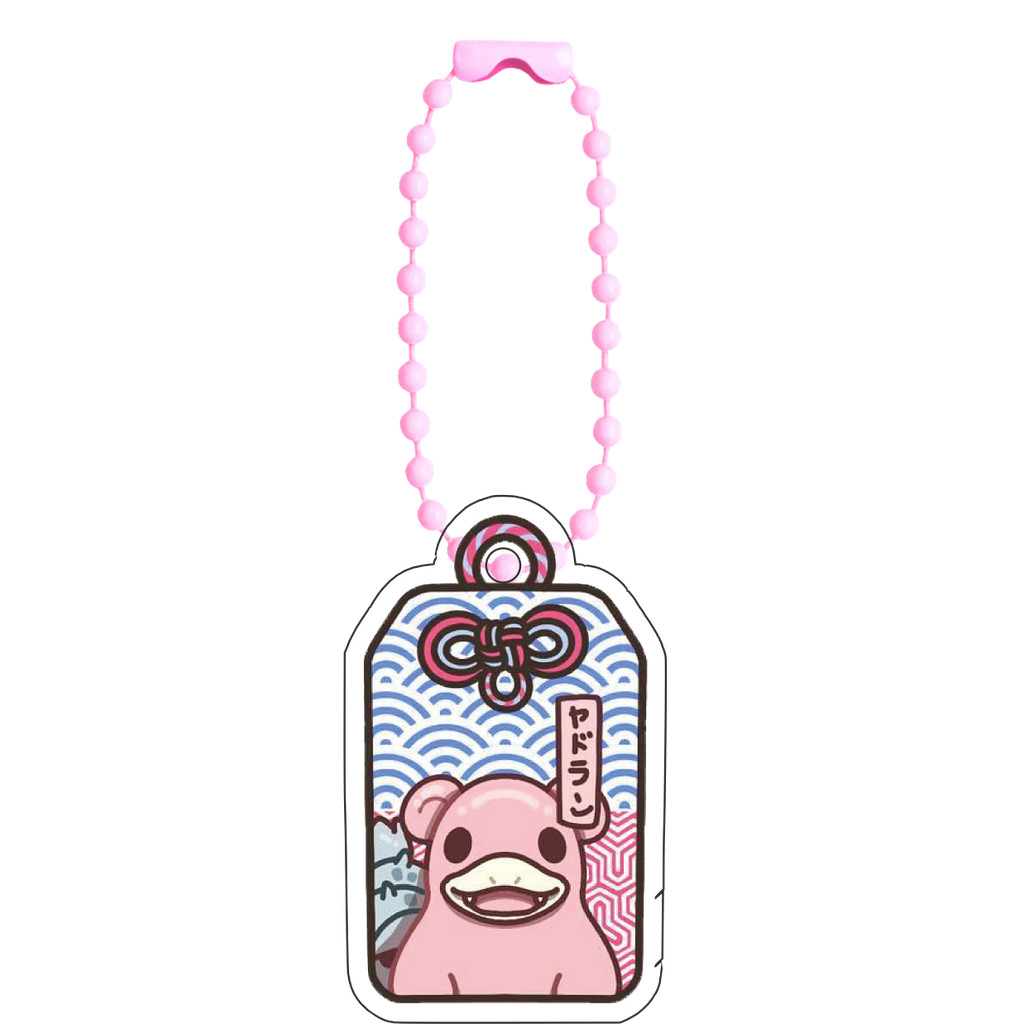 Pokemon Poliwag Articuno Psyduck Snorlax Slowpoke Cubone Sylveon จี้อะคริลิคโทรศัพท์มือถือกระเป๋าเป้