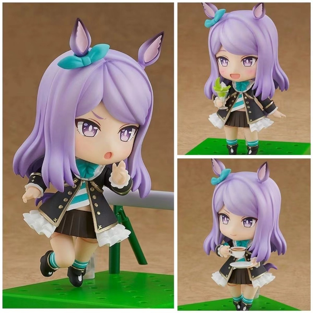 สินค้าใหม่พร้อมสต็อกอะนิเมะผลิตภัณฑ์ในประเทศ GSC Horse Racing Lady Eye White McQueen Nendoroid Movab