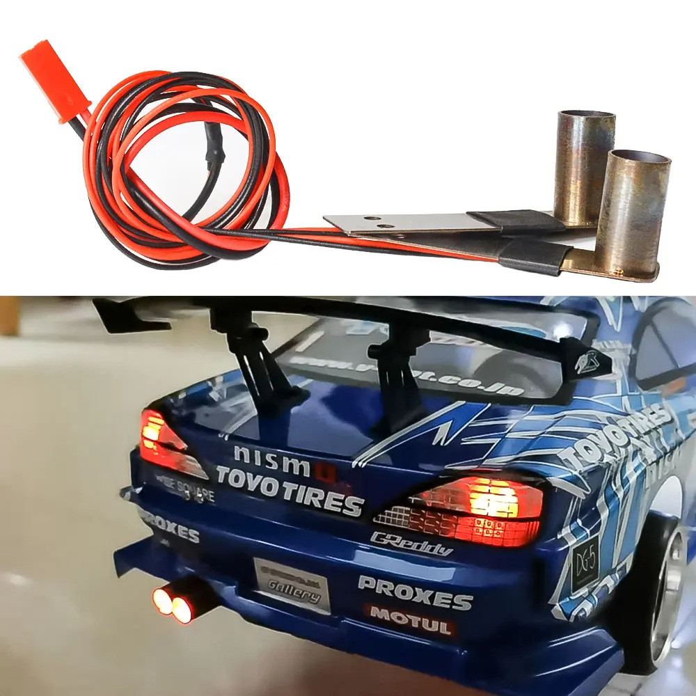 1/10 Rc Racing รถท่อไอเสียโลหะ Tailpipe สําหรับ 1/10 Drift Crawler Hpi Hsp94123 D4 Sakura Tt01 รุ่นร