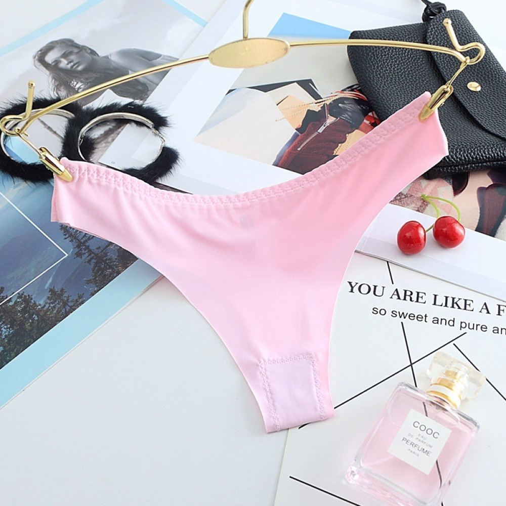 ร่วมมือกันไซส์ใหญ่พิเศษผ้าไหมน้ำแข็งไร้รอยต่อผู้หญิง T-T-T-T-T ชุดชั้นในสตรีผ้าฝ้ายสตรี2025-สีขาว GT