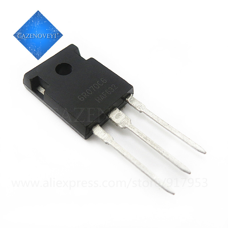 ชิป IPW60R070C6 6R070C6 TO-247 600V 53A 5 ชิ้น