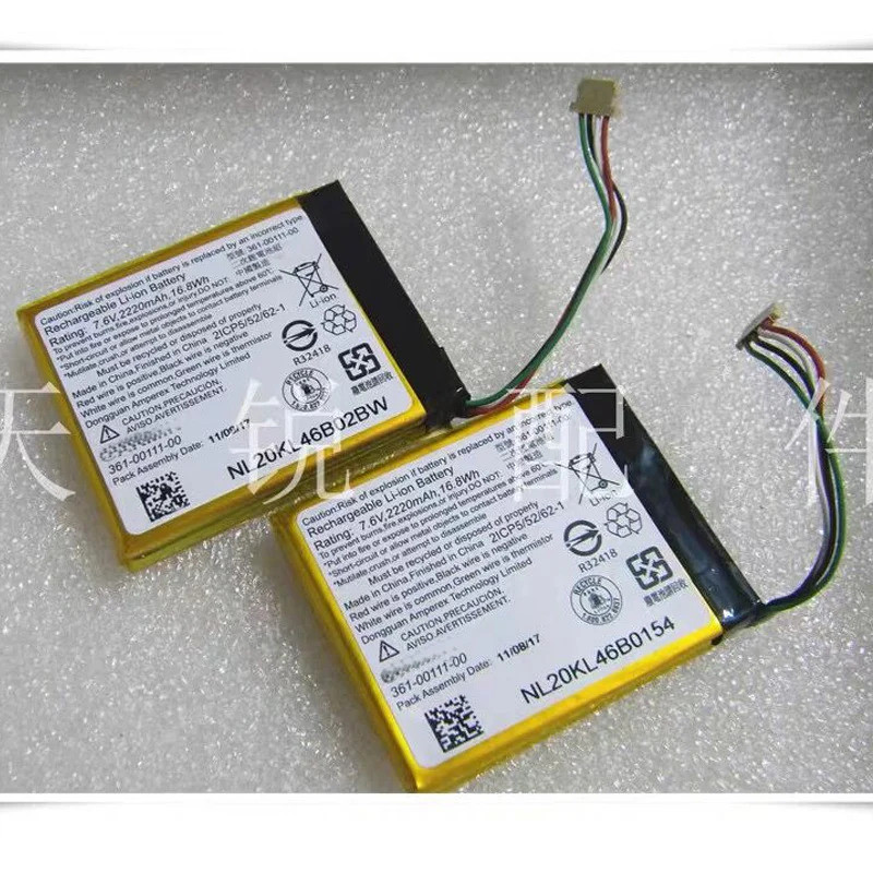 1 PC 2200mAh 7.6V แบตเตอรี่สําหรับ garmin 361-00111-00
