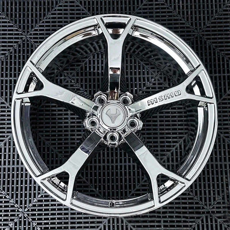 Professional Custom Silver Chrome ขอบปลอม 5x114.3 ล้อสําหรับ Nismo V1 ล้อ G37 Q50 Nissan 350z 370z I