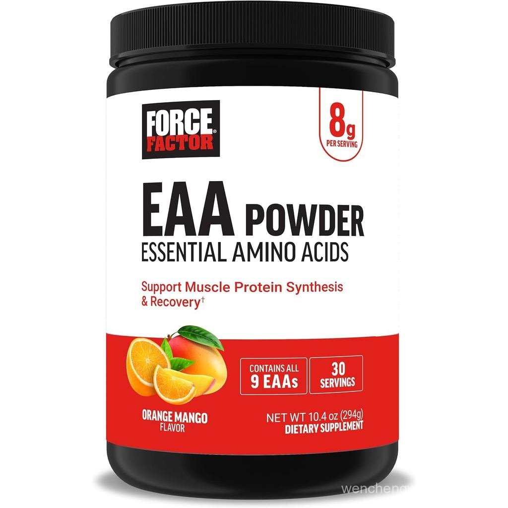 Force Factor Essential Amino Acids, Full Spectrum EAAs Amino Acids Powder, Amino Acids plement for W