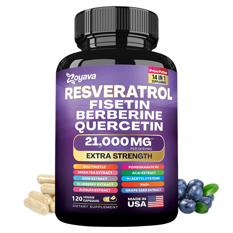 Resveratrol, berberine, สารสกัดจากเมล็ดองุ่น, quercetinpromote สุขภาพโดยรวมและป้องกันสุขภาพผิว