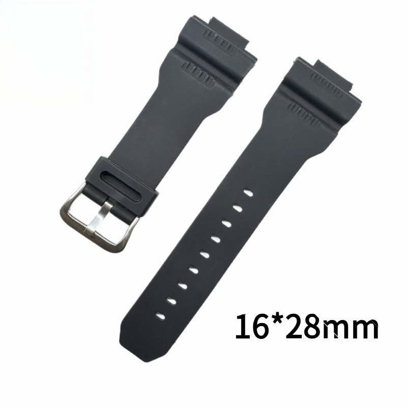 16x28 มม.สายนาฬิกาซิลิโคนสําหรับ G 7900 GW 7900 GR 7900 การออกแบบหัวแบน Arc Fit ไม่มี Gap น้ําหนักเบ